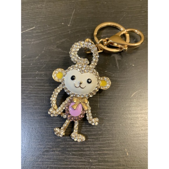 Accessories - Bling Monkey 3D Keychain Pendant Charm for Purse Bag